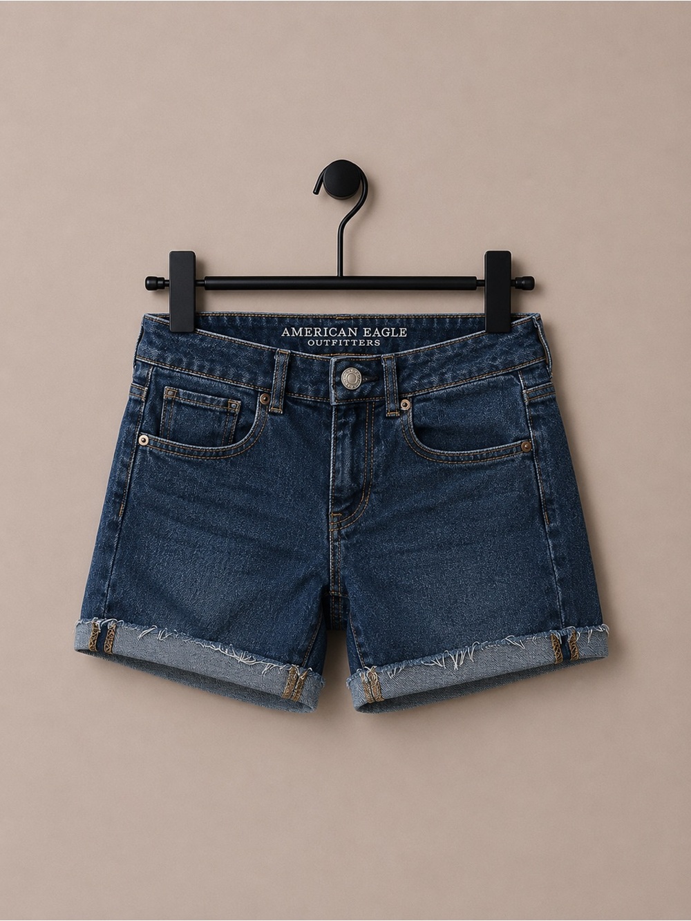 American Eagle Women’s Midi Denim Shorts Size 2 AE